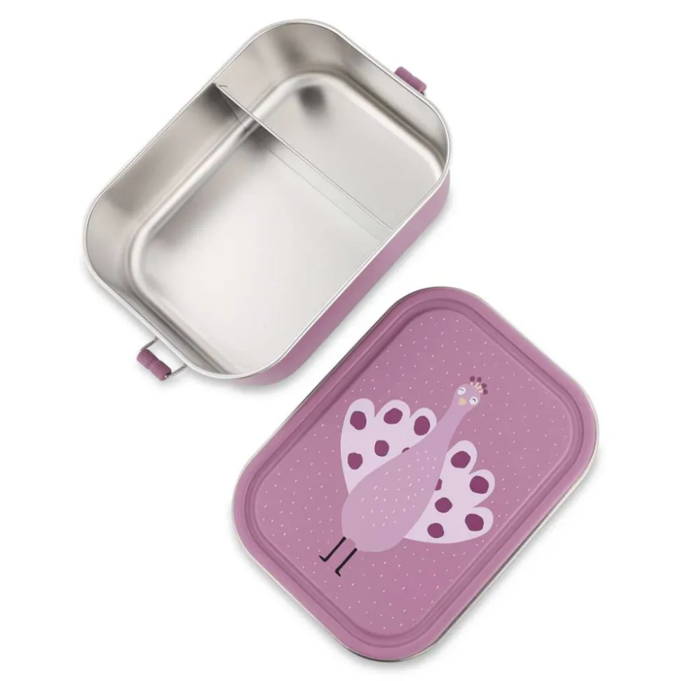 Lunch box enfant large mrs. peacock personnalisable