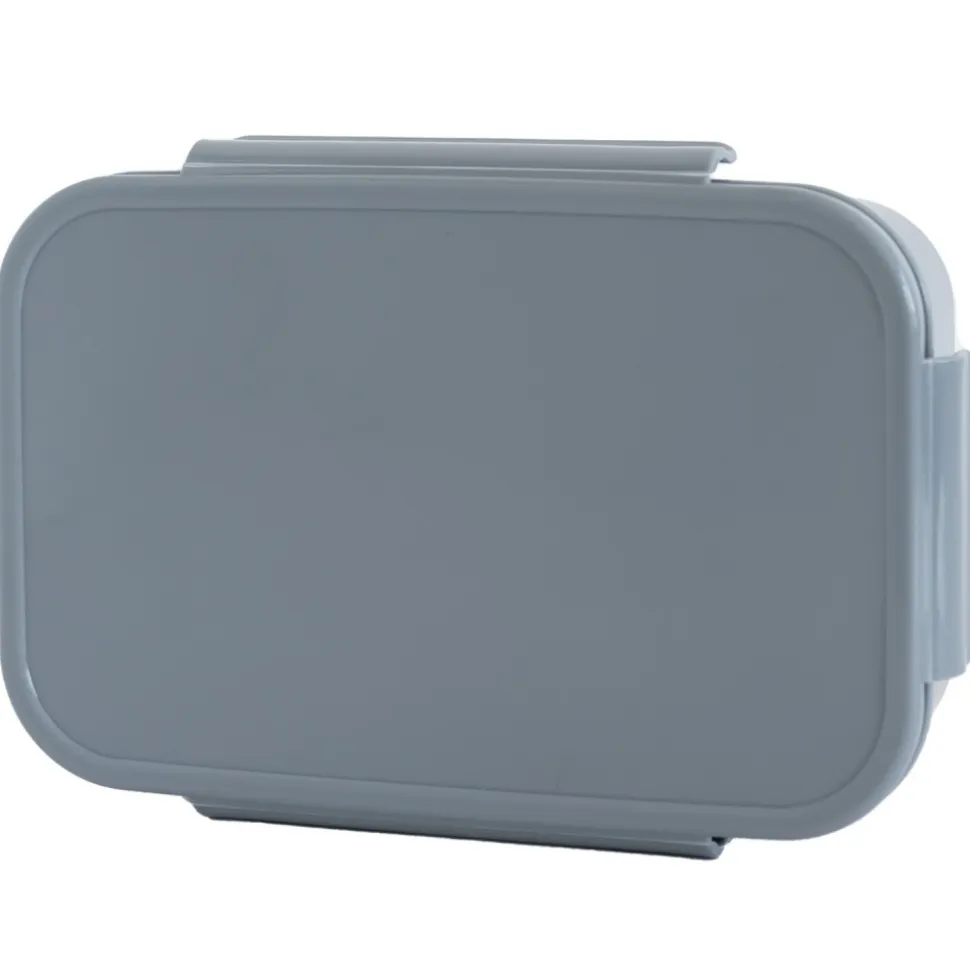 Lunch box en plastique recyclé bleu