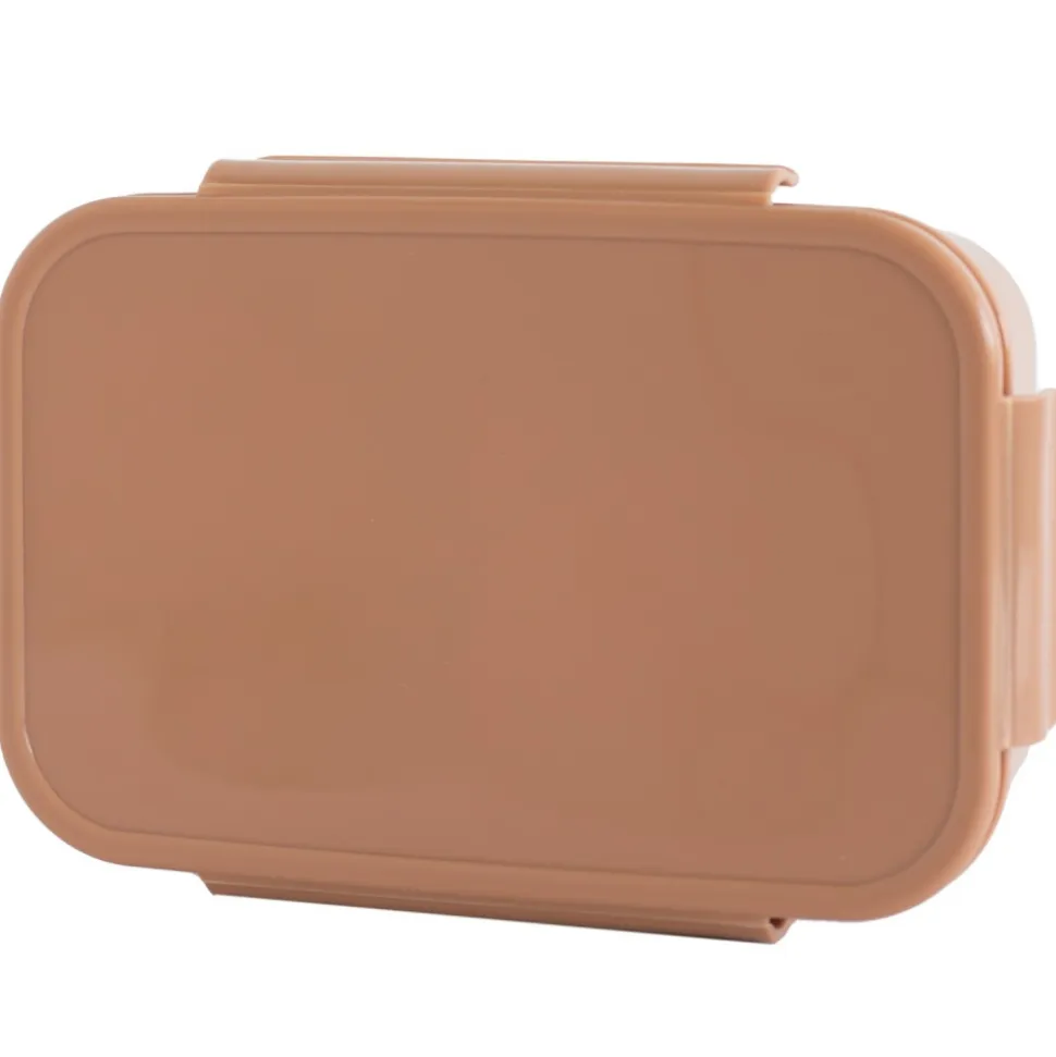 Lunch box en plastique recyclé rouille