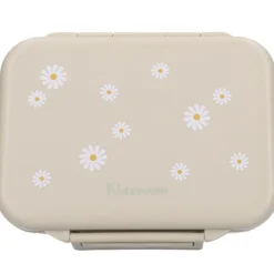 Lunch box inox 2 compartiments pâquerettes sable