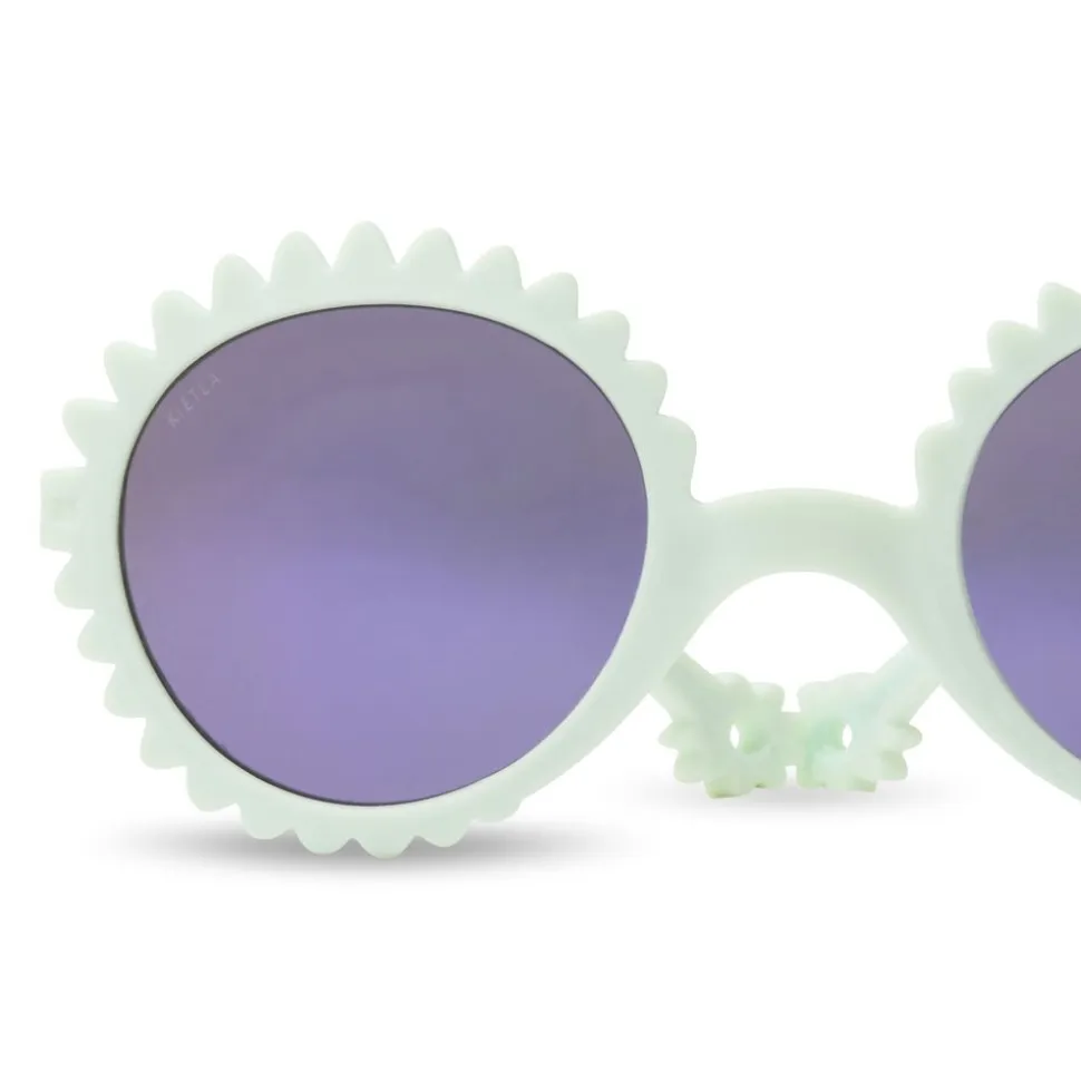 Lunettes de soleil 0-1 an fleur thé vert