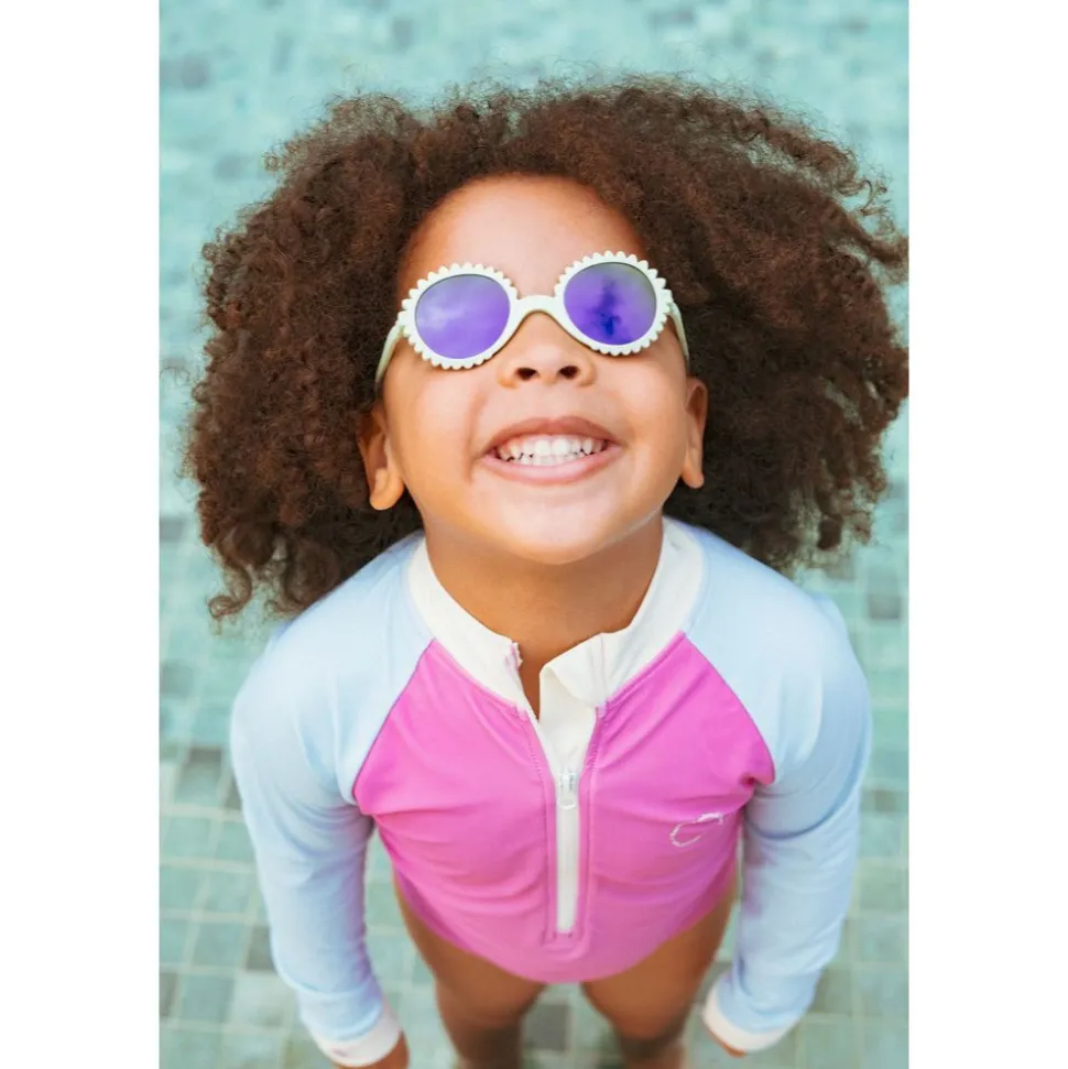 Lunettes de soleil 0-1 an fleur thé vert