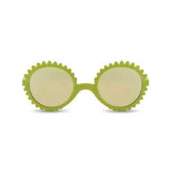 Lunettes de soleil 0-1 an fleur vert olive