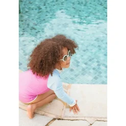 Lunettes de soleil 1-2 ans fleur thé vert