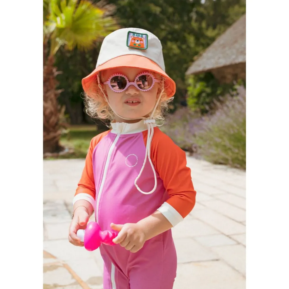 Lunettes de soleil 2-4 ans fleur verveine
