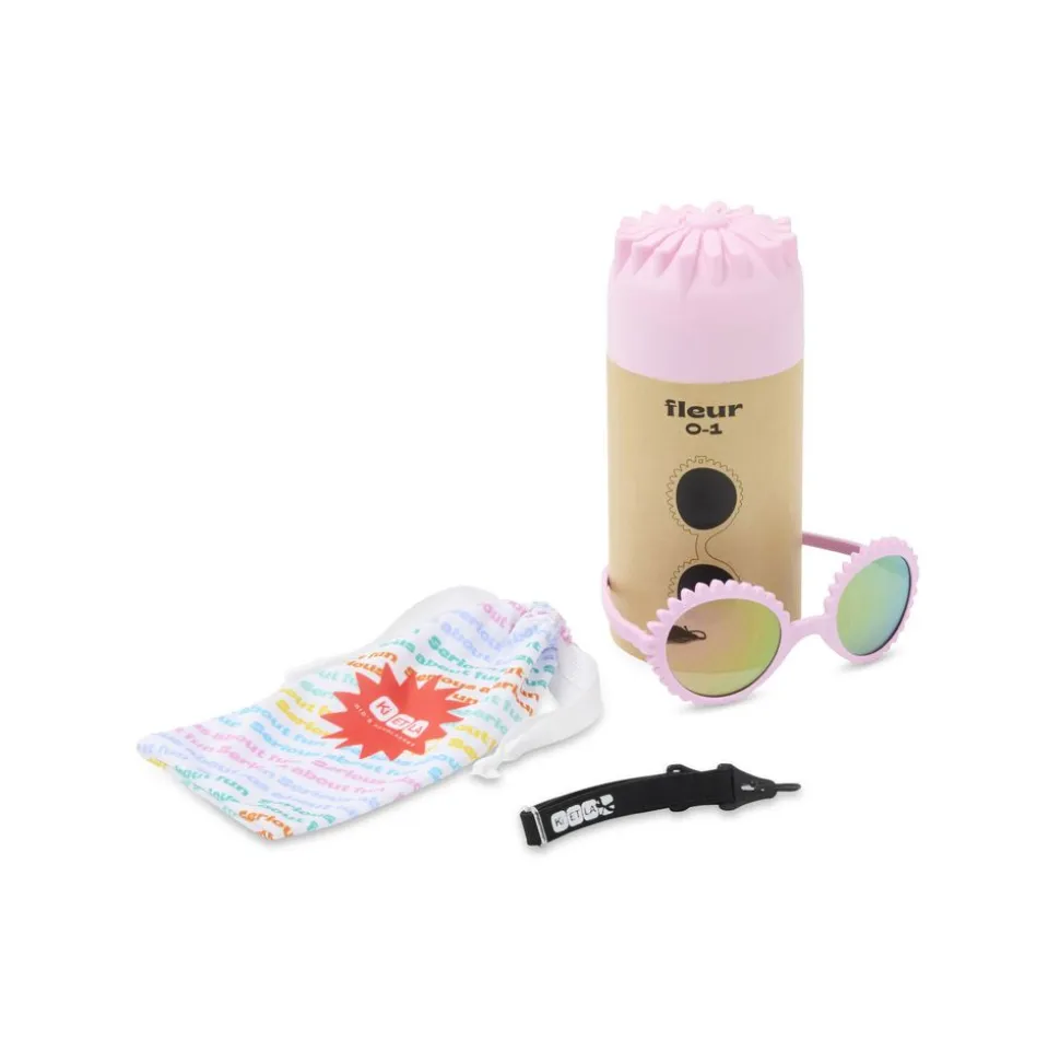 Lunettes de soleil 2-4 ans fleur verveine