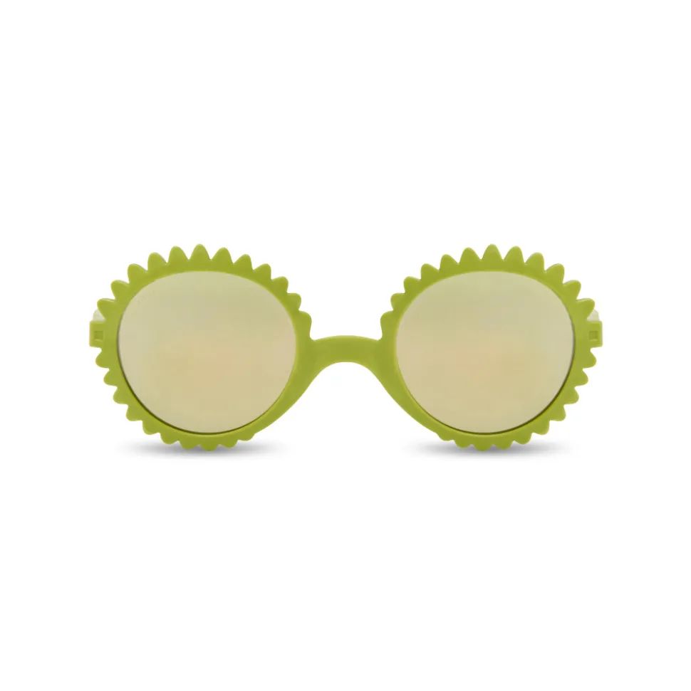 Lunettes de soleil 2-4 ans fleur vert olive