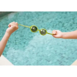 Lunettes de soleil 2-4 ans fleur vert olive