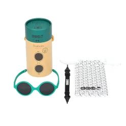 Lunettes de soleil bébé 0-1 an diabola 2.0 vert paon