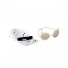 Lunettes de soleil bébé 0-1 an ourson crème