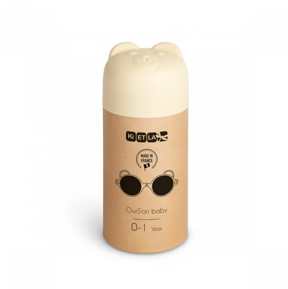 Lunettes de soleil bébé 0-1 an ourson crème