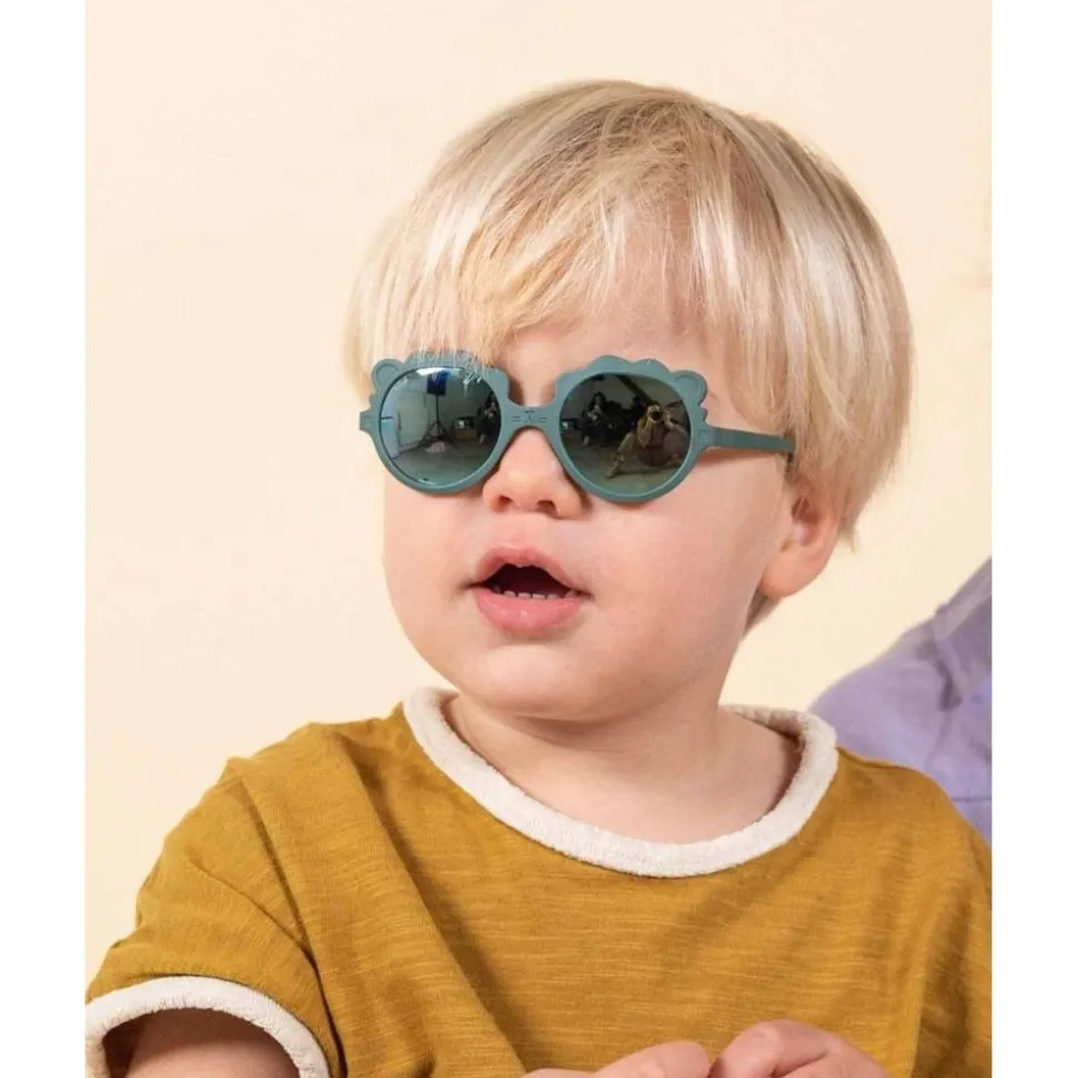 Lunettes de soleil bébé 1 - 2 ans lion vert
