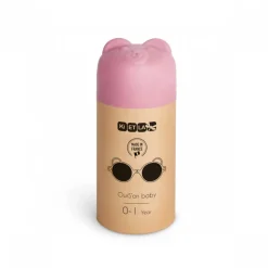 Lunettes de soleil bébé 0-1 ans ourson rose pâle