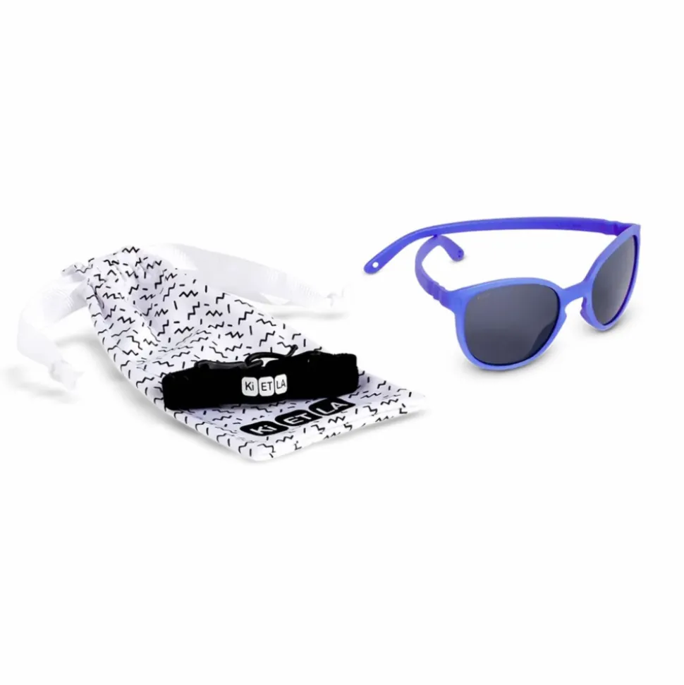 Lunettes de soleil bébé 1-2 ans wazz bleu intense