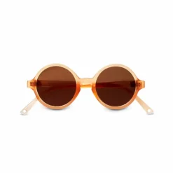 Lunettes de soleil bébé 0-2 ans woam abricot translucide