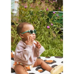 Lunettes de soleil bébé 0-1 an wazz bleu lagon