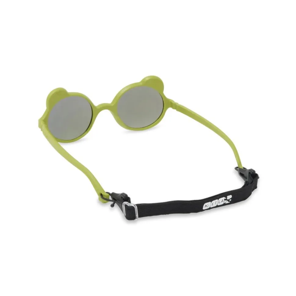Lunettes de soleil enfant 2-4 ans ourson vert olive