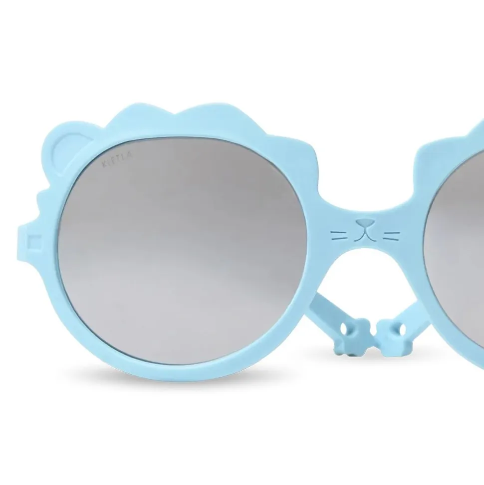 Lunettes de soleil enfant 2-4 ans ourson bleu clair