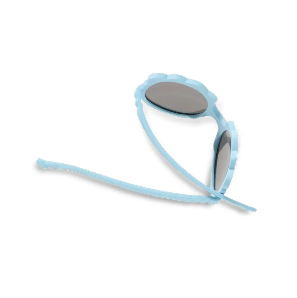 Lunettes de soleil enfant 2-4 ans ourson bleu clair