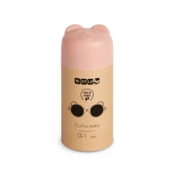 Lunettes de soleil enfant 2-4 ans ourson rose pêche