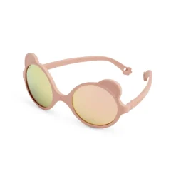 Lunettes de soleil enfant 2-4 ans ourson rose pêche