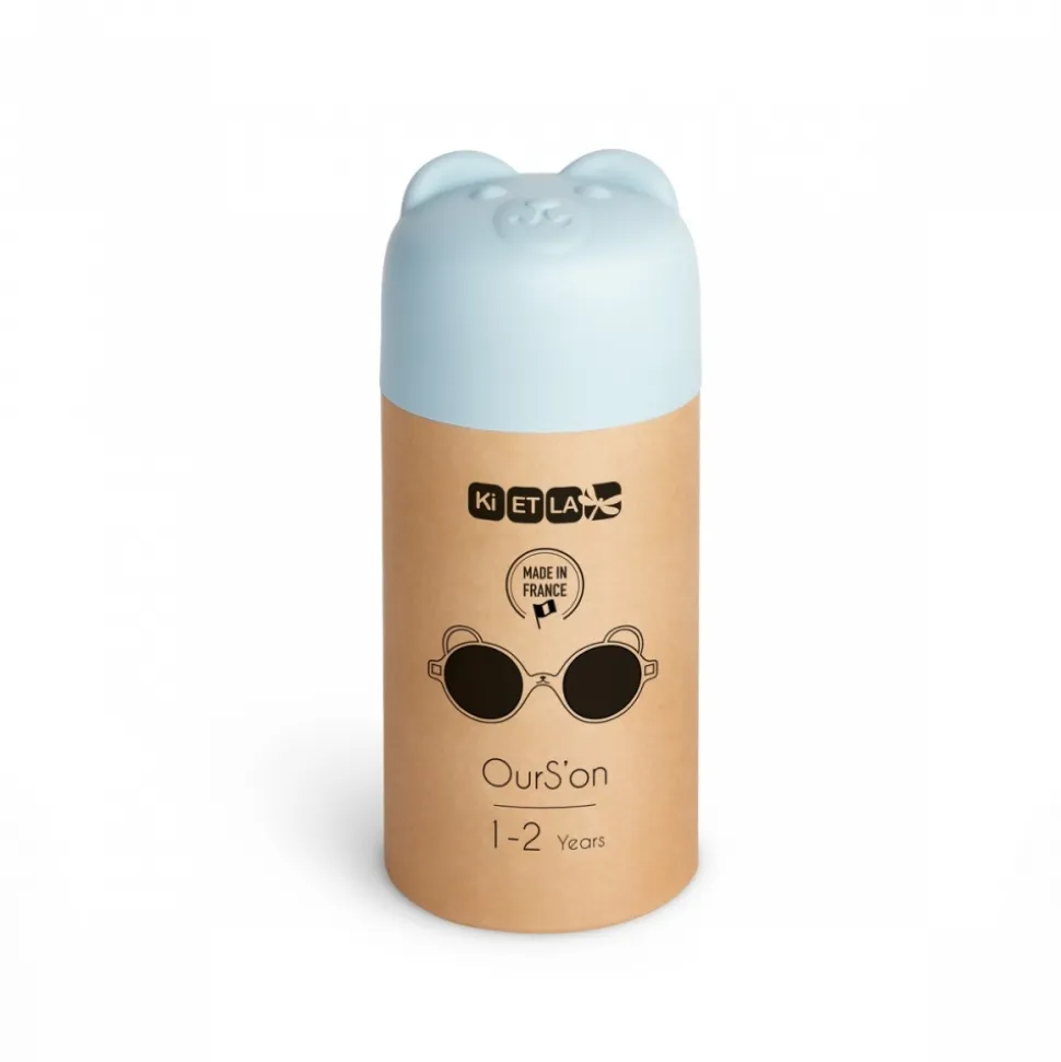 Lunettes de soleil enfant 2-4 ans ourson bleu ciel