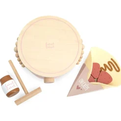Machine à crêpes en bois - rose