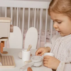 Machine à expresso en bois - nougat