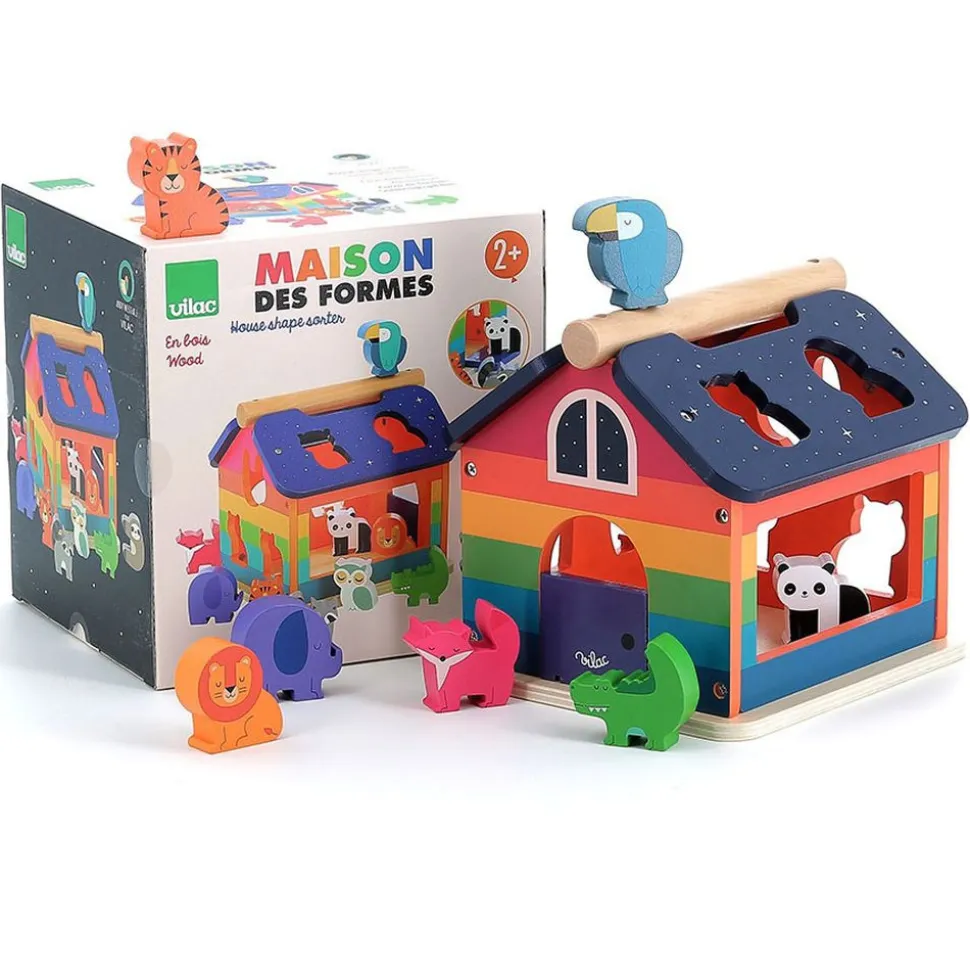 Maison jeu de formes arc-en-ciel andy westface