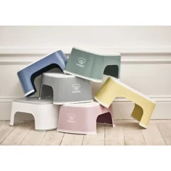 Marche pied enfant blanc et gris