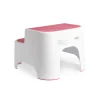 Marche pieds bébé antidérapant rose fuchsia