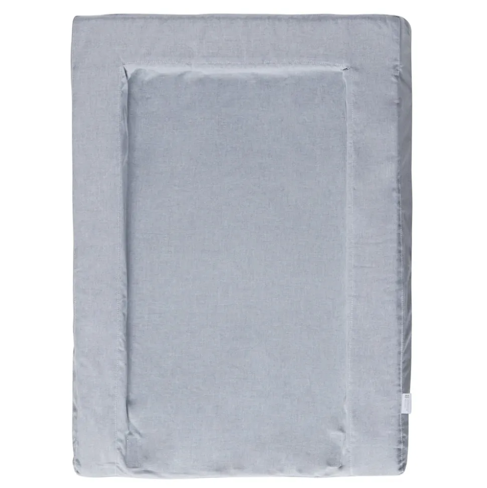 Matelas a langer douillet 2 en 1 gris chiné