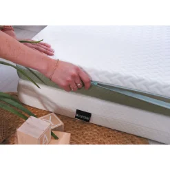 Matelas aloé vera déhoussable 60 x 120 cm
