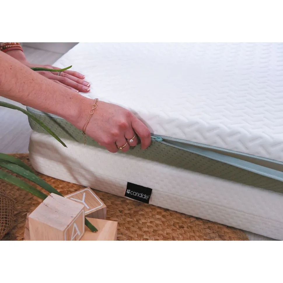 Matelas aloé vera déhoussable 60 x 120 cm