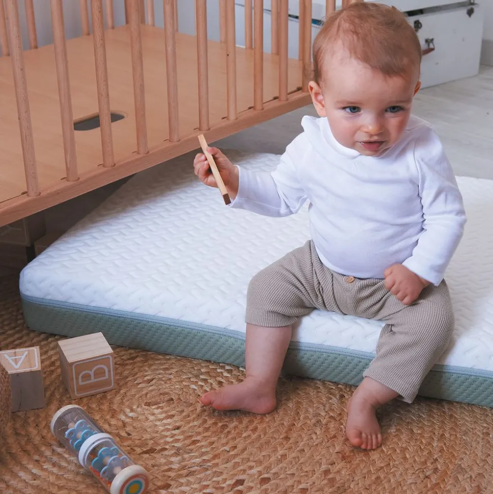 Matelas aloé vera déhoussable 60 x 120 cm