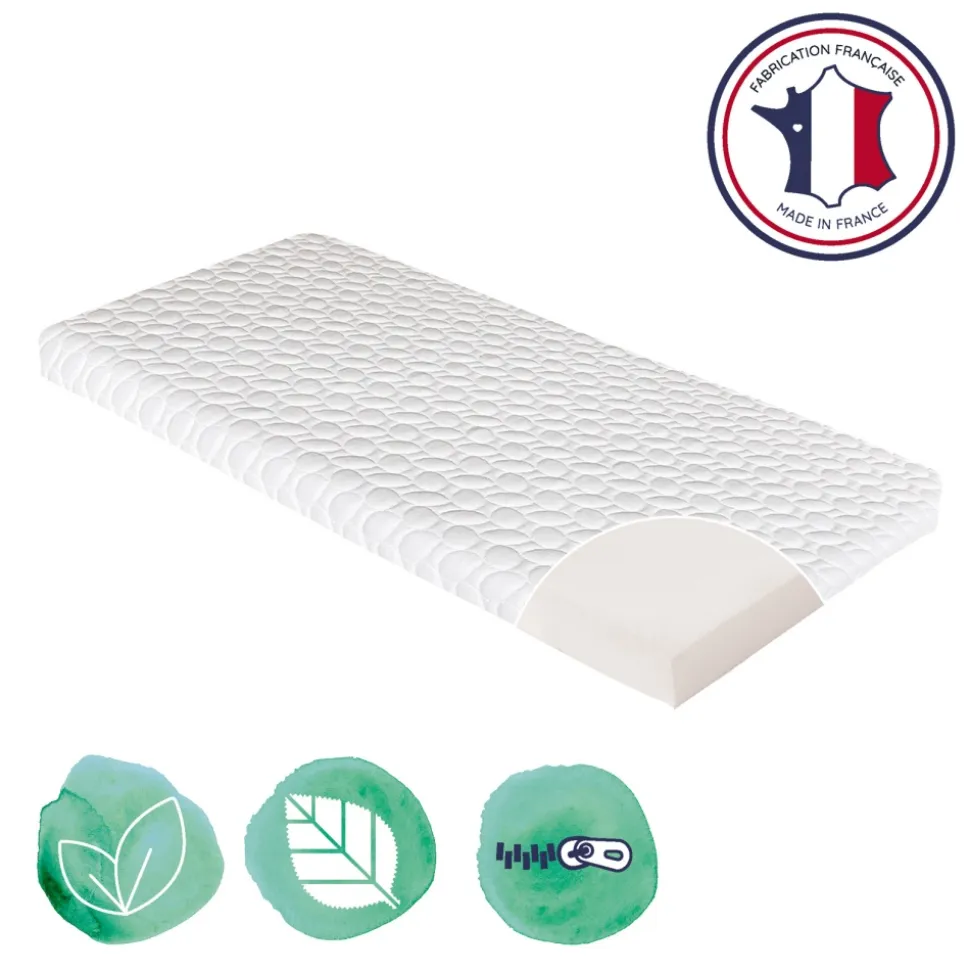 Matelas bébé de berceau fresh 50x83x5 cm