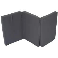 Matelas bébé supplémentaire pour lit pliant microfibre gris