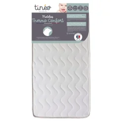 Matelas bébé thermo confort 60x120 cm