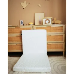 Matelas bébé zen pliant 60 x 120 cm déhoussable