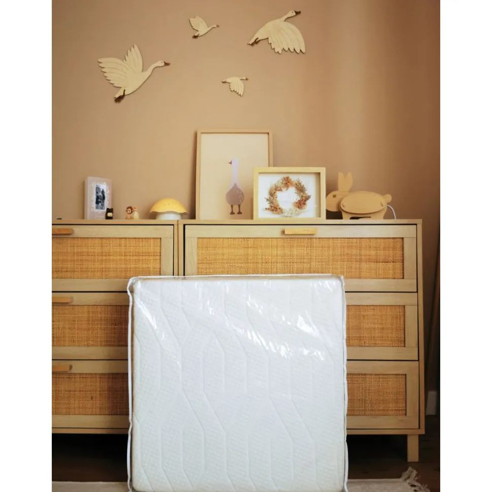 Matelas bébé zen pliant 60 x 120 cm déhoussable