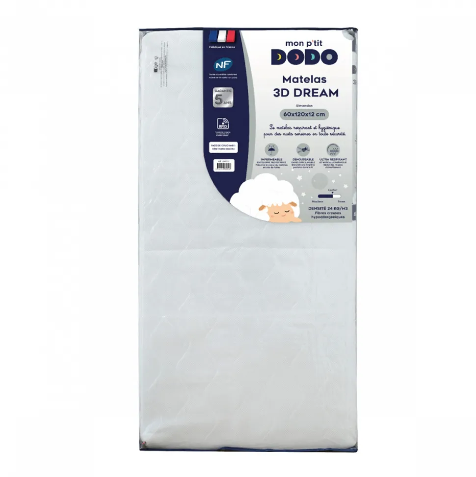 Matelas 3d dream 60x120 cm