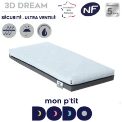 Matelas 3d dream 70x140 cm