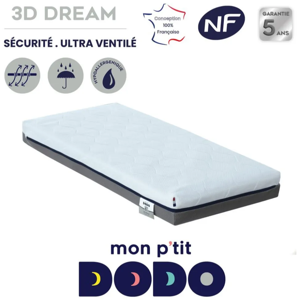 Matelas 3d dream 70x140 cm