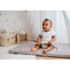 Matelas de voyage 60 x 120 cm roll & go beige