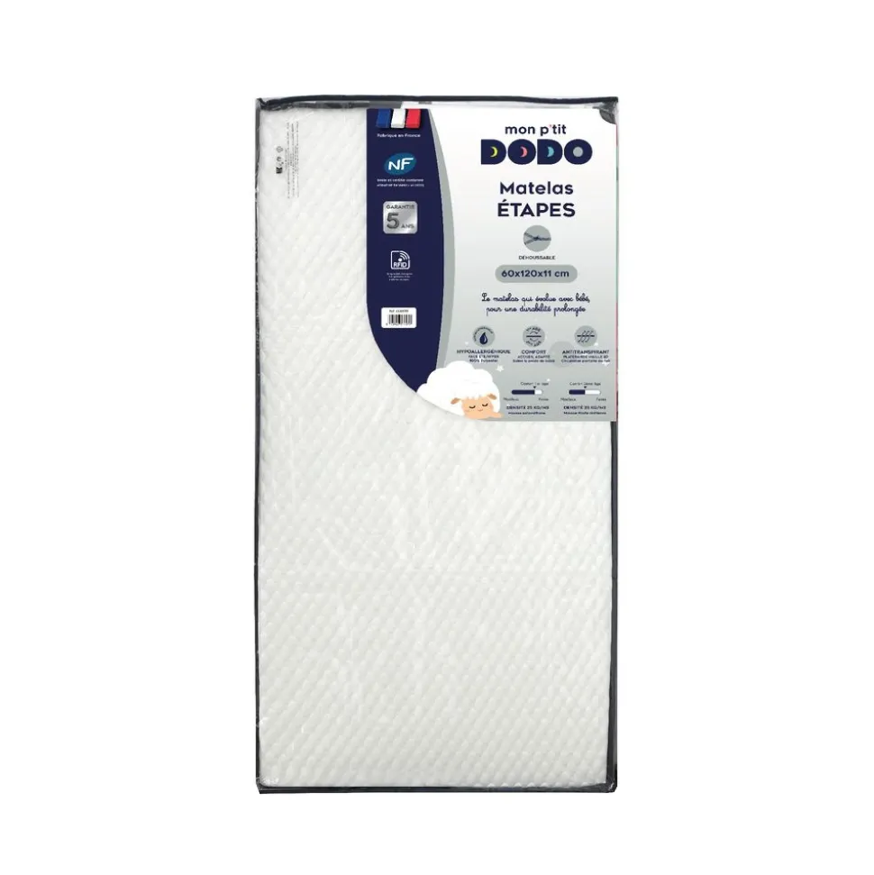 Matelas etapes evolutif 60x120 cm