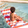 Matelas gonflable rayures rouges