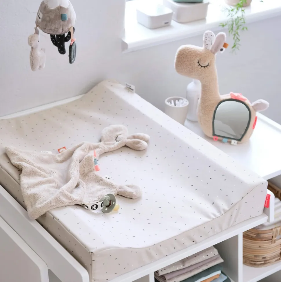 Matelas à langer easy wipe confetti rose