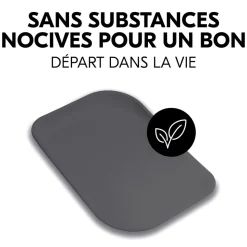 Matelas à langer en mousse soft change n clean anthracite