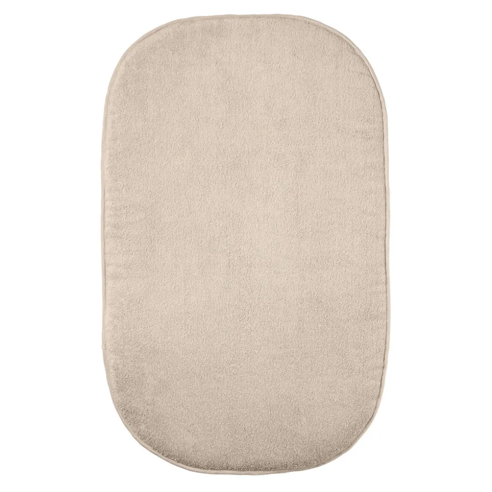 Matelas à langer en mousse softy taupe + coussin en éponge pour matelas à langer taupe