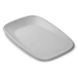 Matelas à langer en mousse softy gris + coussin en éponge pour matelas à langer gris
